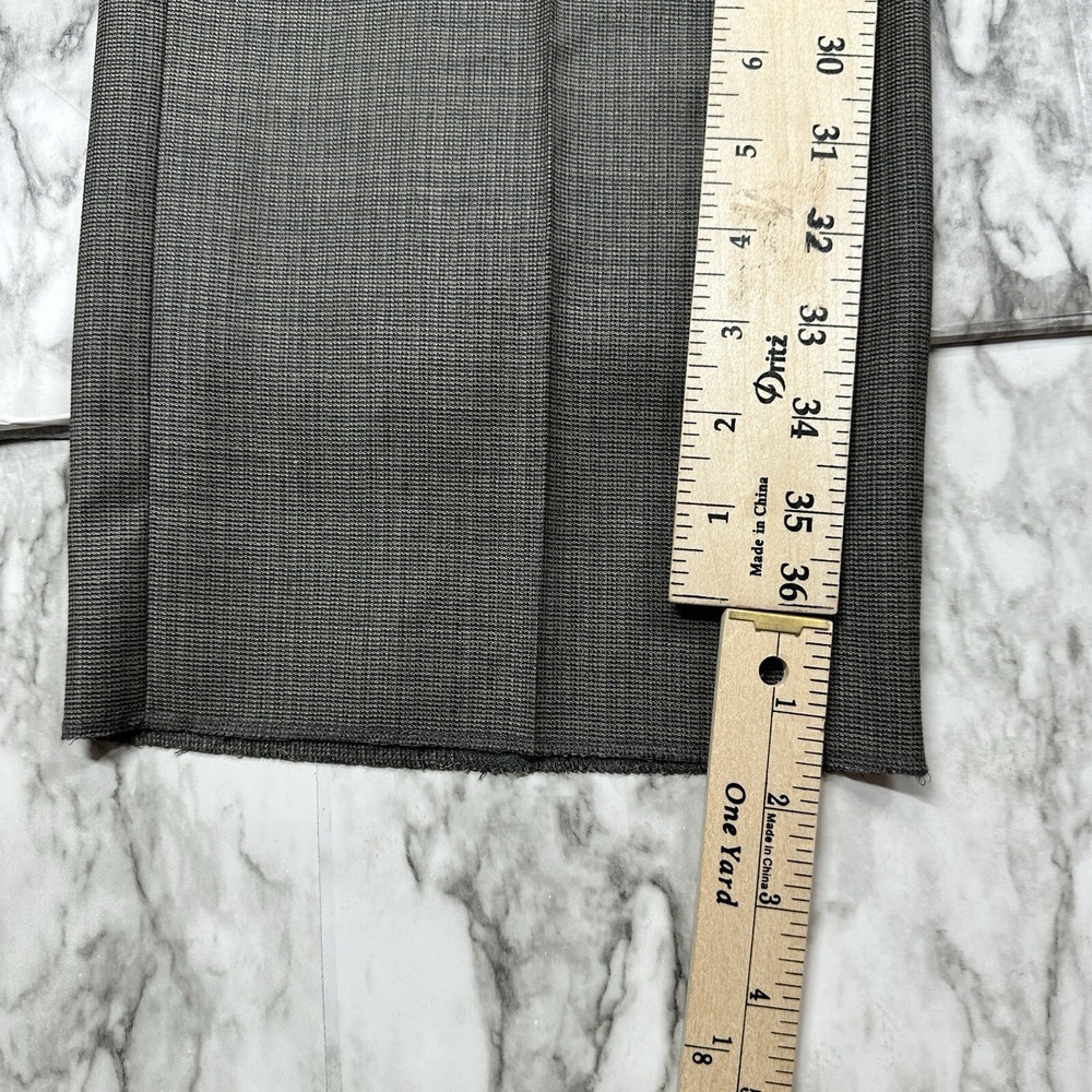 Bill Blass Dress Pants Mens‎ 100% Wool Size 36R Brown Checks Pleated NEW - Picture 15 of 16